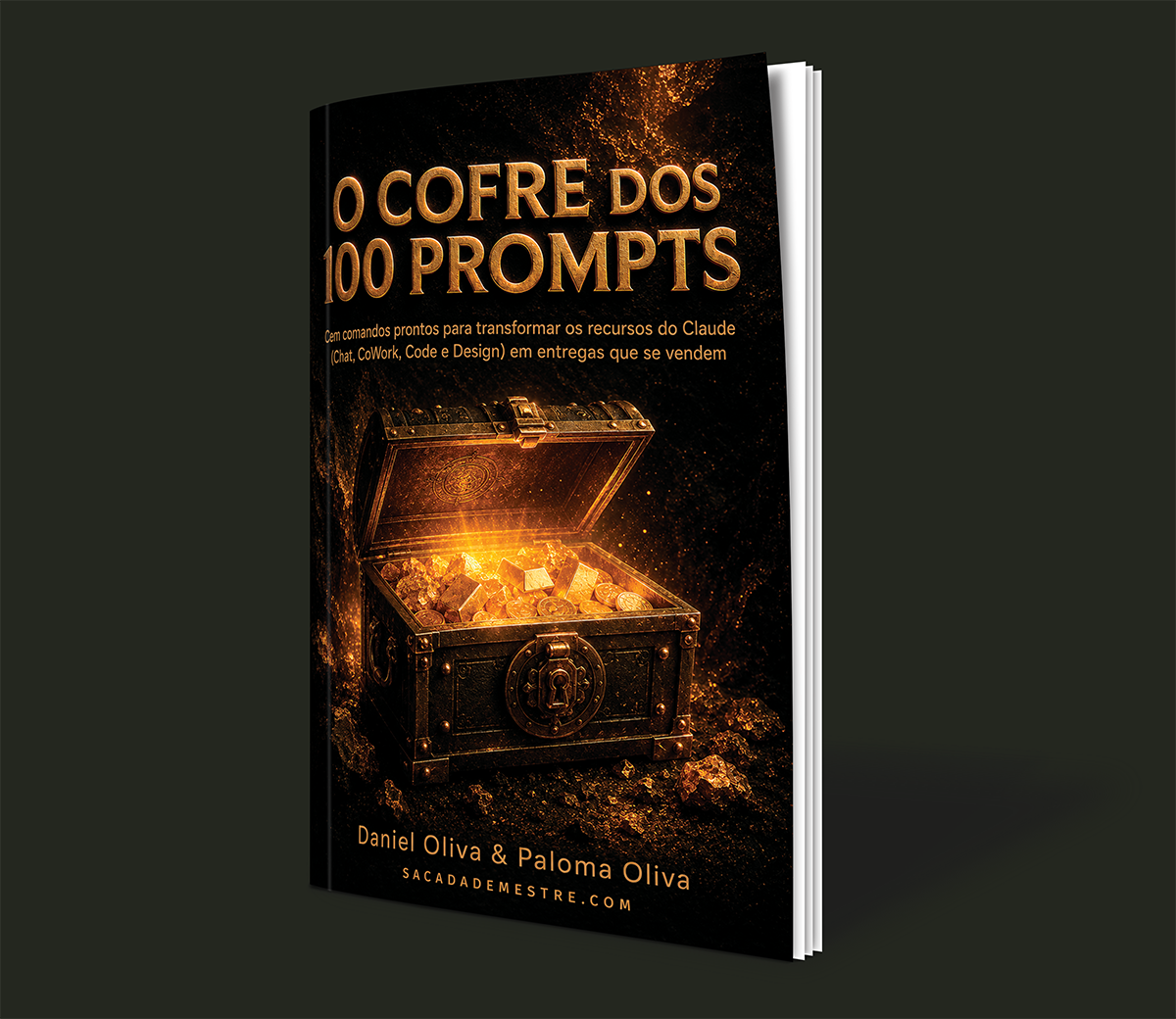 Capa: O Cofre dos 100 Prompts